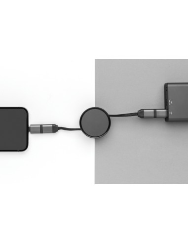 Cavo retrattile 6in1 45W in alluminio riciclato Terra RCS